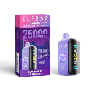 Elf Bar Raya D3 - Blackberry Pomegranate Cherry (5% nic)