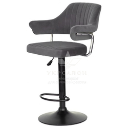 Стілець для візажу Jef velor black