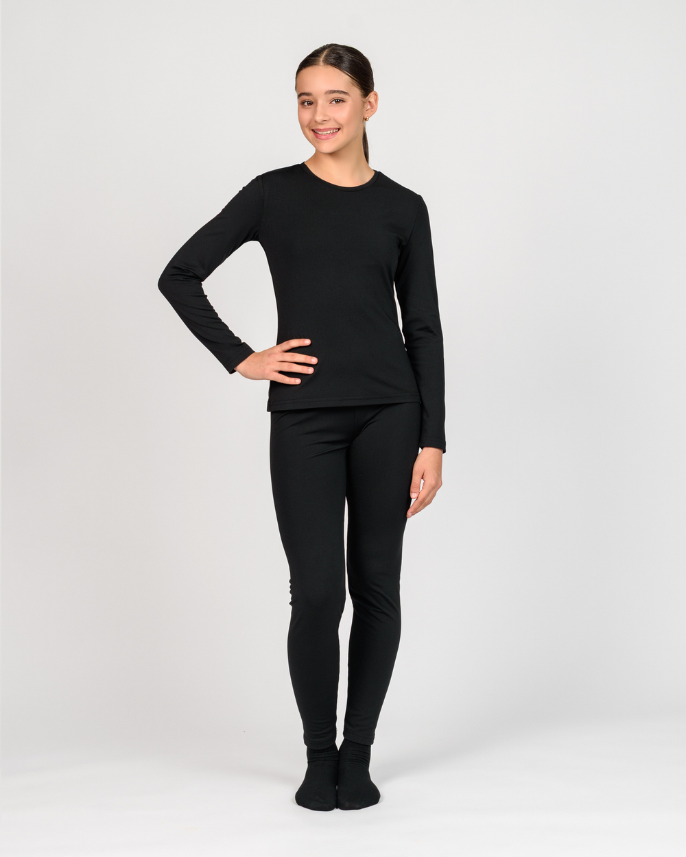 Термобілизна для дівчинки чорна (арт. 5722400303)