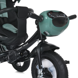 Дитячий триколісний велосипед Turbo Trike MT 1007 гумові колеса