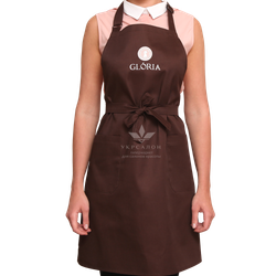 Фартук для мастера Gloria коричневый