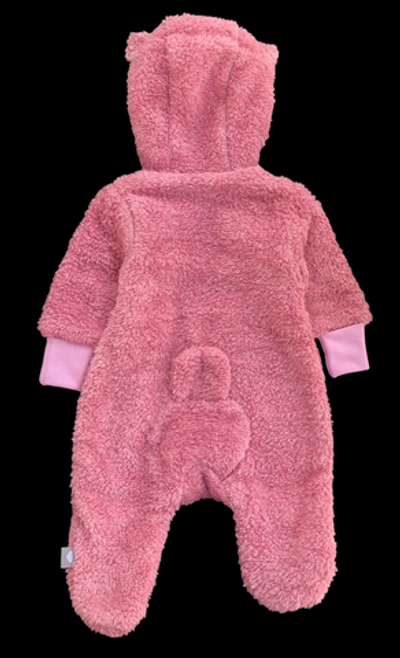 Ромпер із капюшоном "Bear", набивна махра ТМ "Ля-ля"