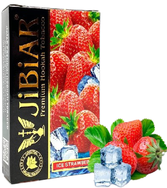Табак Jibiar Ice strawberry (Джибиар Лед Клубника) 50г
