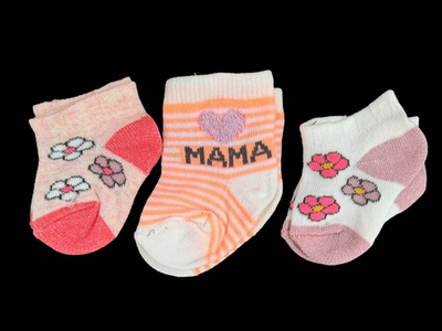 Шкарпетки "Квіточка", котон ТМ "Baby socks" (0-6 міс)