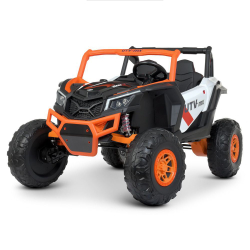 Дитячий двомісний електромобіль джип баггі 4WD Bambi M 4567EBLR