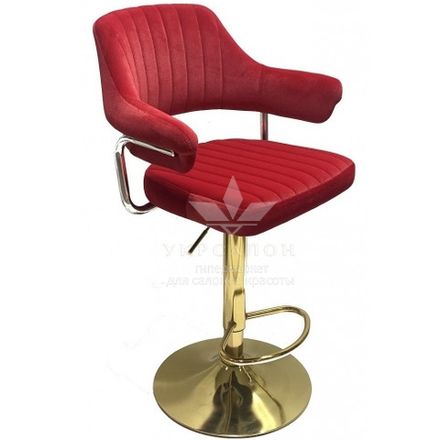 Стільчик для візажу Jef velor Gold