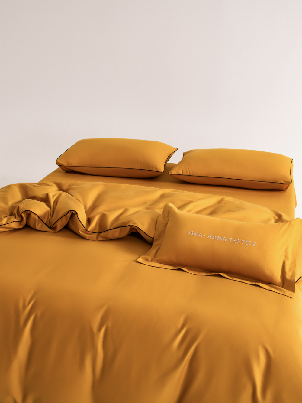 Комплект постельного белья Однотонный Сатин Элитный OCE013