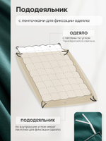 Комплект постельного белья Однотонный Сатин Элитный OCE009