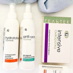 Тоник для жирной и проблемной кожи серии Anti-Acne, Гельтек