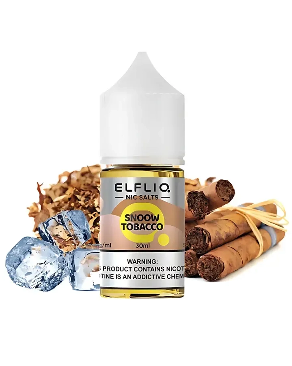 Жидкость ELFLIQ Snow Tobacco (Ельфлик Cнежный Табак) 30 мл/5%