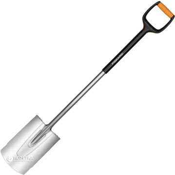 Лопата із закругленим лезом велика Fiskars Xact (1003681/131481)