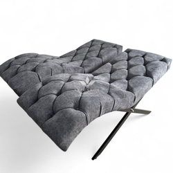 Анатомическая кушетка Mark 555-08 с пуговицами для лашмейкеров и бровистов