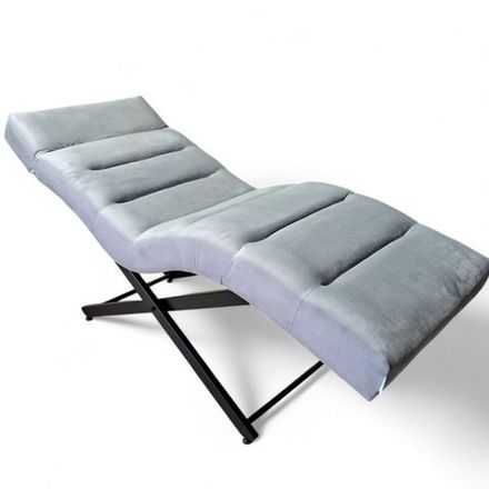 Анатомічна кушетка Tertio Black з поперечною прошивкою та підголівником для лашмейкерів та бровістів