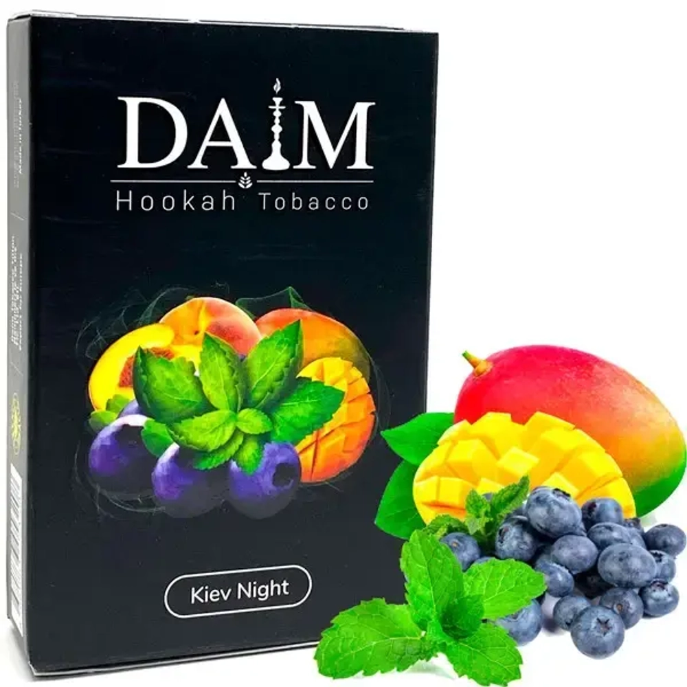 Табак Daim Kyiv Night (Даим Мята, Персик, Черника) 50г