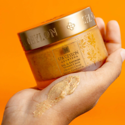 Кремовий пілінг для делікатного очищення обличчя Шореа та Шафран 100 г, SPA Ceylon