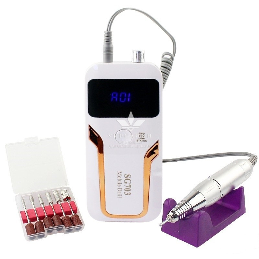 Фрезер на аккумуляторе для маникюра и педикюра SG-703