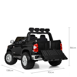 Детский двухместный электромобиль внедорожник Toyota Tundra 400W JJ2255EBLR