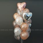 шарики розовое золото