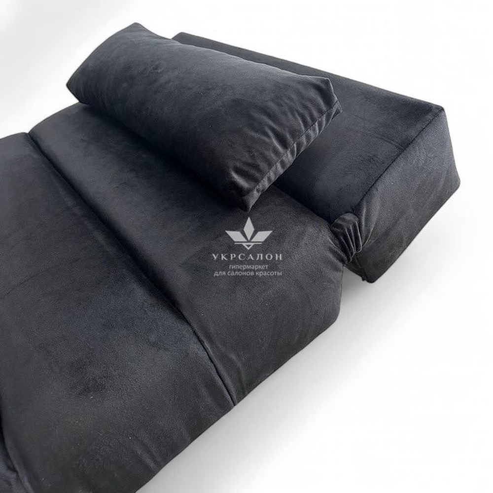 Анатомічна кушетка Mark 555-03 з підголовником та поперечною прошивкою для лашмейкерів та бровістів