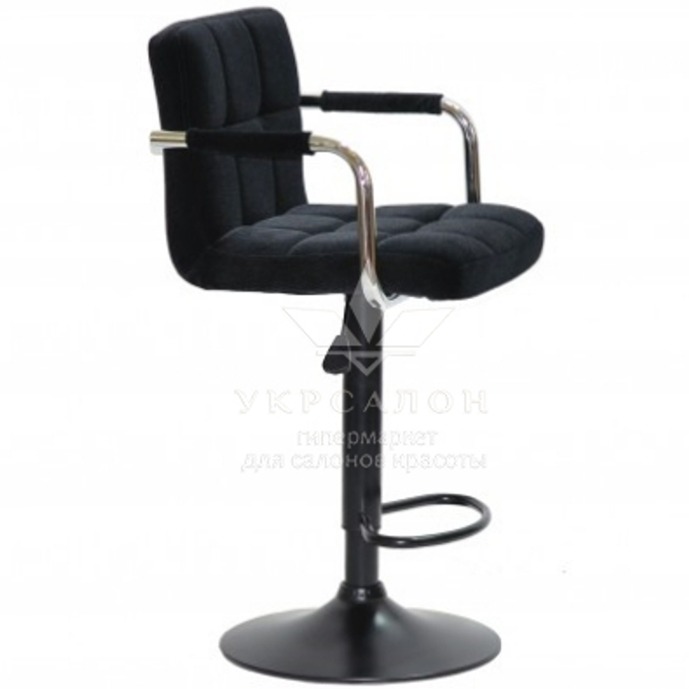 Стільчик для візажів Lion plus black Velor