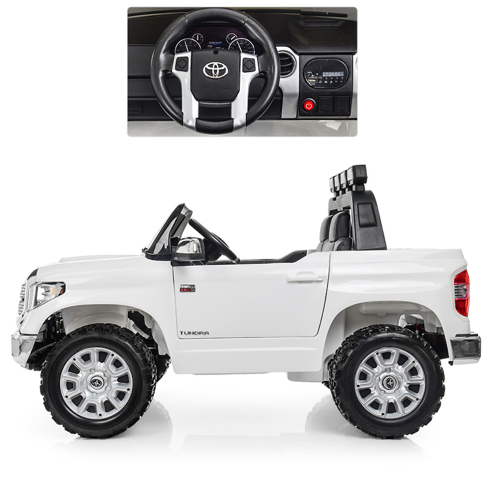 Детский двухместный электромобиль джип внедорожник Toyota Tundra Bambi JJ2266AEBLR