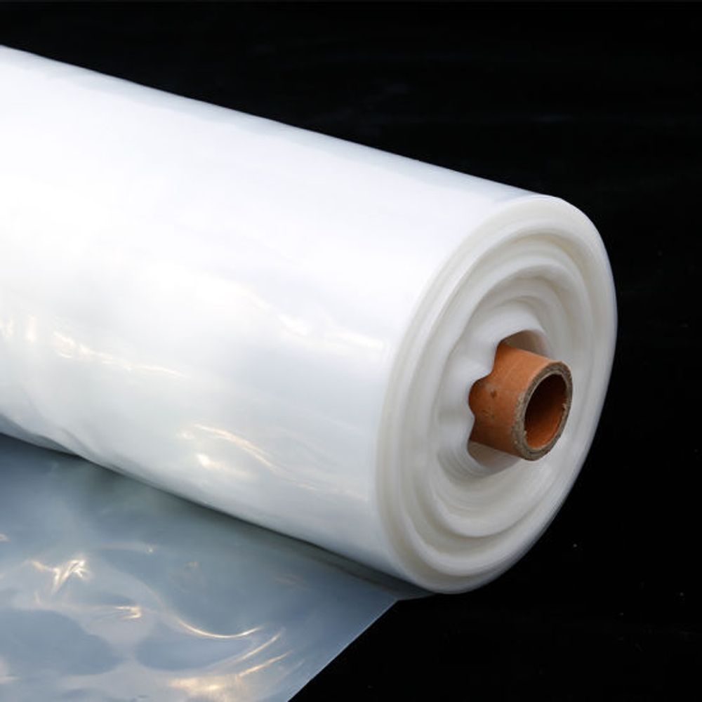 Пленка белая, 100мкм, 6м/50м. Прозрачная (парниковая, полиэтиленовая)