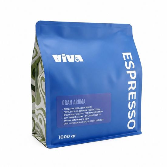 Кава в зернах Viva Gran Aroma 1000 гр