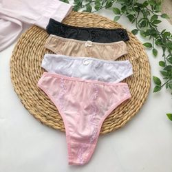 Стринги с блестящими рюшами