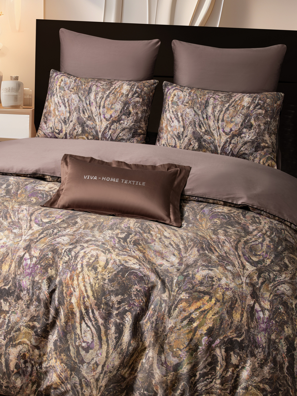 Комплект постельного белья Сатин Премиум CPA051