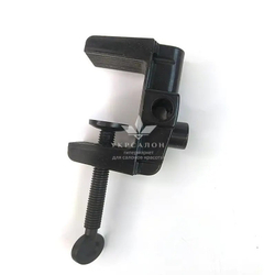 Настольная лампа на струбцине, белая