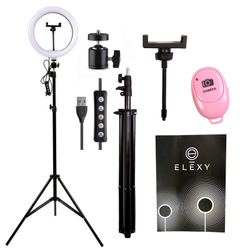 Кольцевая лампа Elexy 26 RGB c функцией работы от повербанка