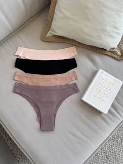 Безшовні бразильяни в рубчик (набір 4шт)