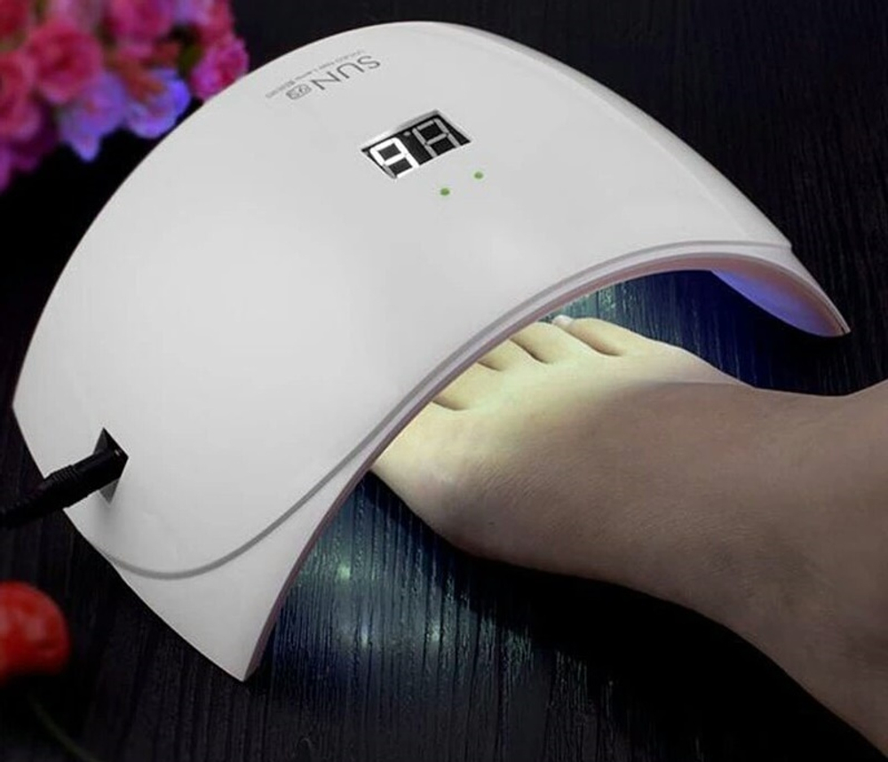 Лампа для манікюру LED + UV Sun 9s, 24Вт