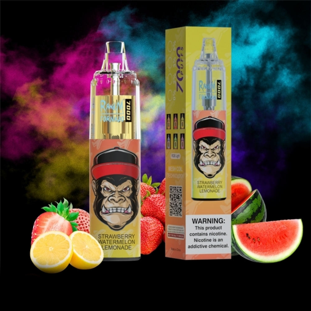 RandM Tornado 7000 Strawberry Watermelon Lemonade 5% nic