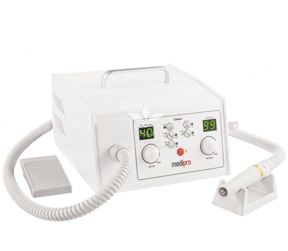 Апарат для педикюру безщітковий з пилососом Saeshin Medi Pro