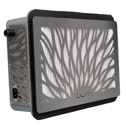 Вытяжка для маникюра врезная Ulka Tornado, цвет cерый (сетка металлик)