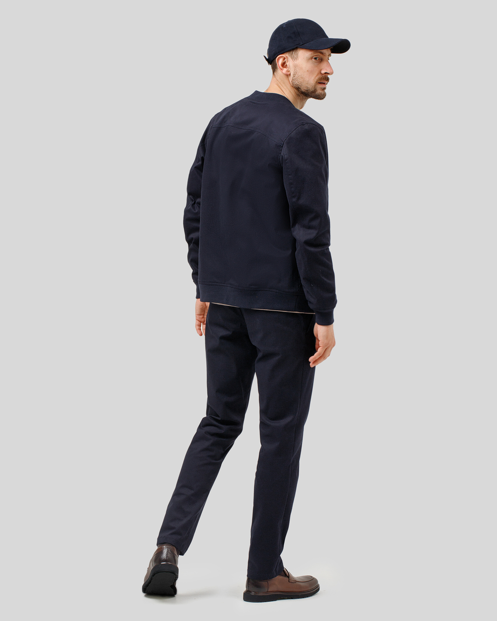 Бомбер чоловічий Casual темно-синій (арт. 6862300104)