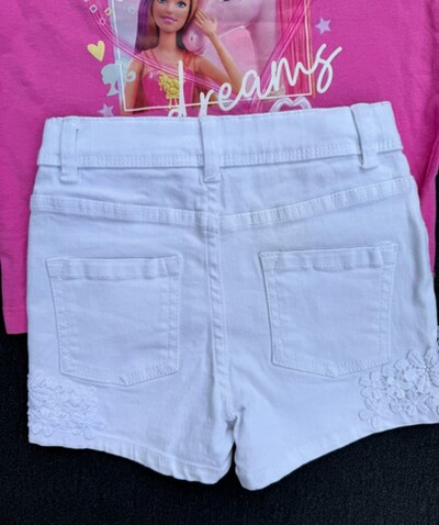 Костюм 2в1: футболка, шорти "Barbie", бавовна, котон ТМ "Primark" (92-98 см)
