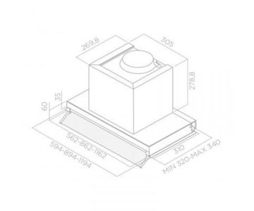 Витяжка ELICA BOX IN IX/A/90
