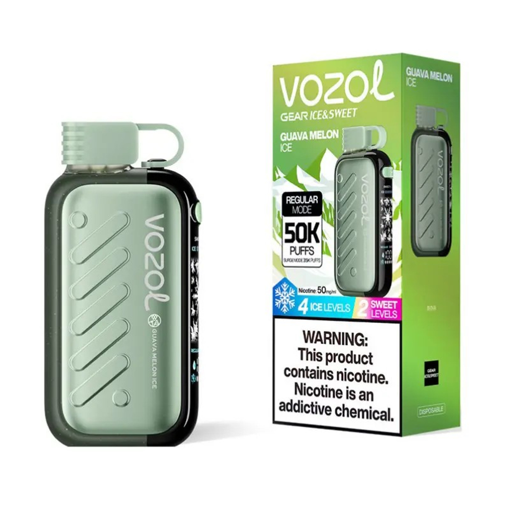 Vozol GEAR ICE & SWEET 50000 - Guava Melon Ice (5% nic)