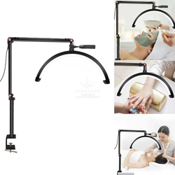 Лампа світлодіодна для бьюті майстра універсальна BZ37 20 Вт чорна