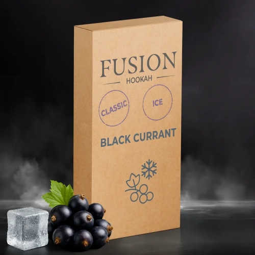 Табак для кальяна Fusion Classic Black Currant Ice (Фьюжин Классик Черная Смородина Айс) 100г