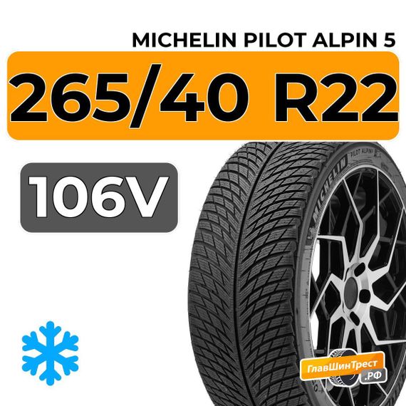 Michelin Pilot Alpin 5 SUV 265/40 R22 106V XL