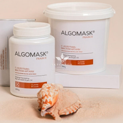 Альгінатна маска для обличчя із золотою олією Аргани Oriental Energizing Peel off mask Argan Oil, Algomask