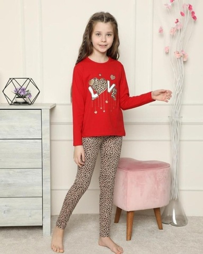Костюм для дому та сну (піжама) "LOVE", бавовна ТМ "Pijakids"