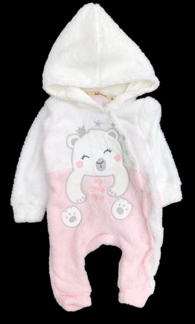 Комбінезон (ромпер) з капюшоном, махра "Bebezode" (68 см)