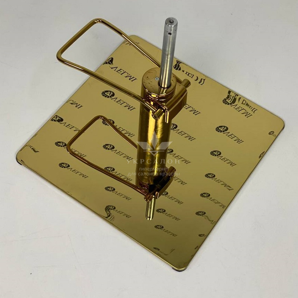 Квадрат с гидравликой позолоченный
