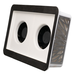 Вытяжка для маникюра врезная Ulka Tornado, цвет белый (сетка металлик)