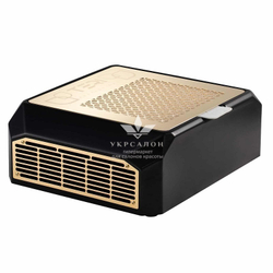 Настольная маникюрная вытяжка с HEPA фильтром Teri Diamond, цвет черный (сетка золотая)