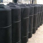 Заборы садовые пластиковый черный сота (ромб) 1м Х 30м (ячейка 6Х8 мм)